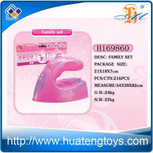 Most popular Electronic plastic mini iron with light and sound for kids paly H169860